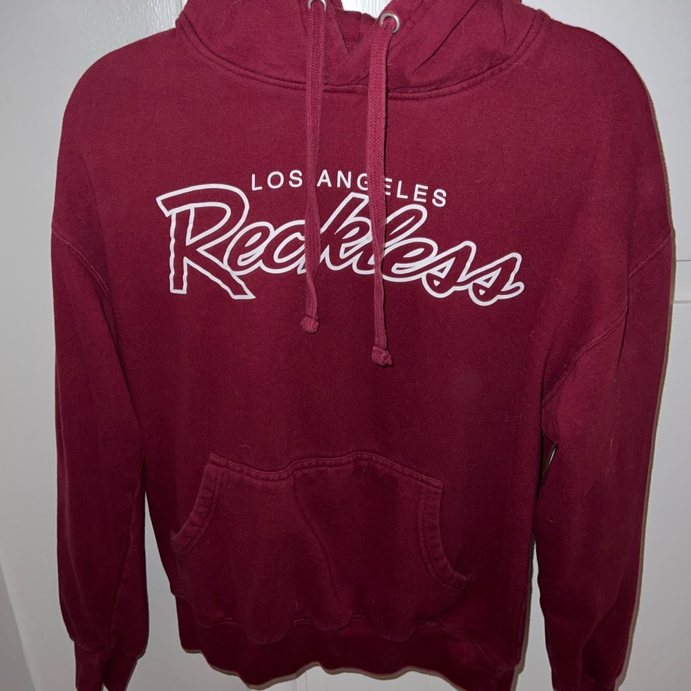Young & Reckless Maroon Sweater